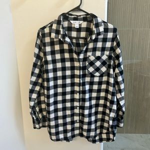 Checkered Tunic Length Flannel